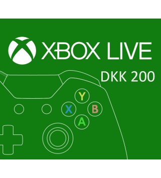 XBOX Live 200 DKK Prepaid Card DK Xbox One Key EUROPE